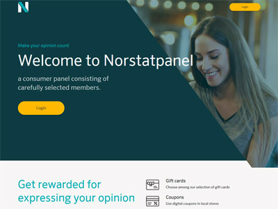 Norstatpanel website screenshot