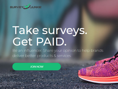Survey Junkie website screenshot