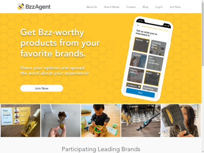 BzzAgent website screenshot