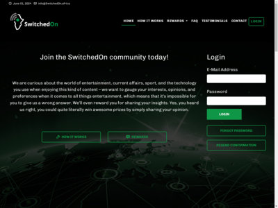SwitchedOn website screenshot