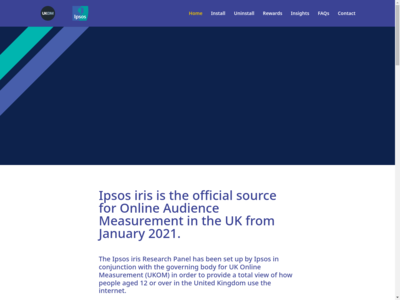 Ipsos Iris website screenshot