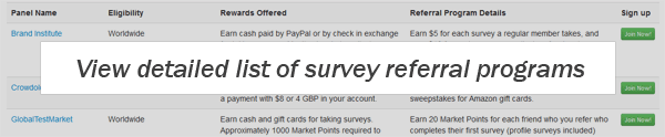 referral table