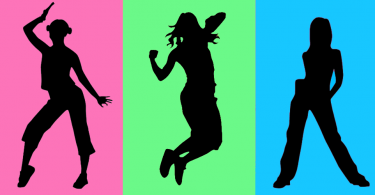 Dancing silhouettes