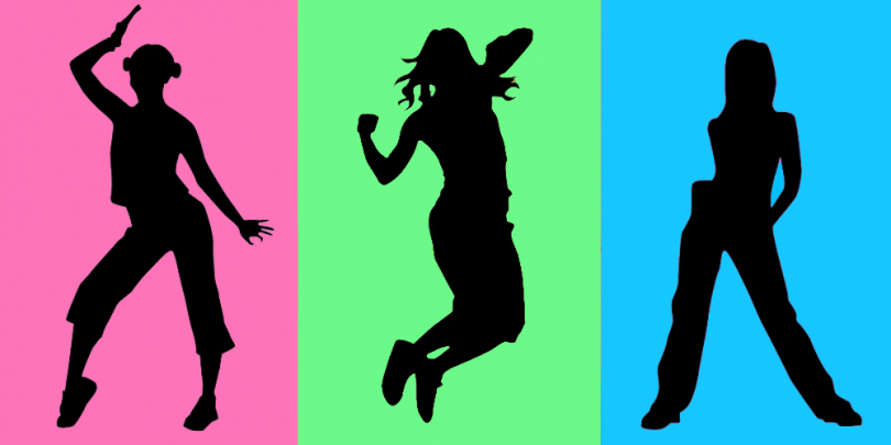 Dancing silhouettes