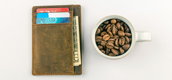 Coffee and wallet