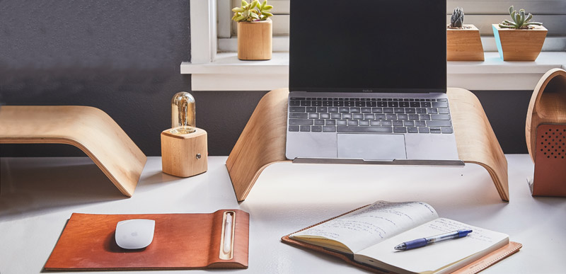 Diary on desk