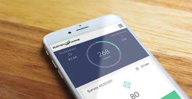 Survey Junkie App on Mobile Phone