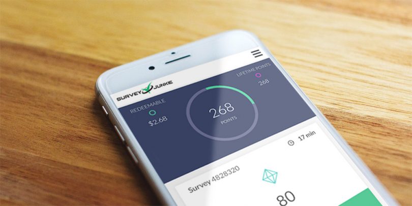Survey Junkie App on Mobile Phone