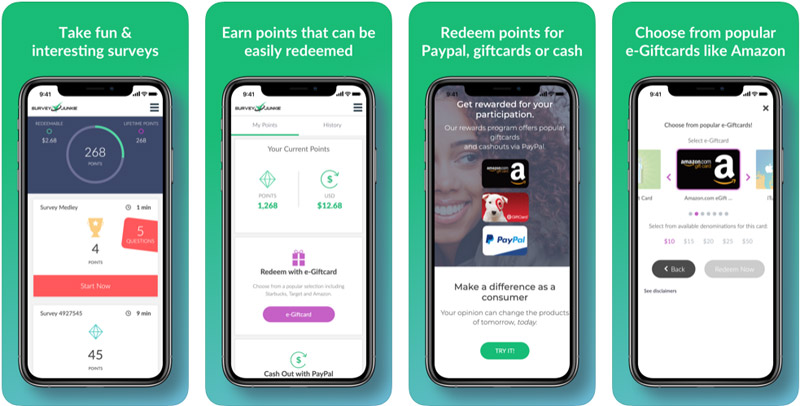Survey Junkie Mobile App Screenshots