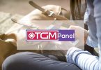 TGM Panel on woman's phone