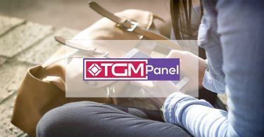 TGM Panel on woman's phone