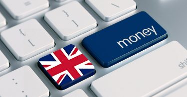 UK Money - Union jack on keyboard with 'money' key next to it