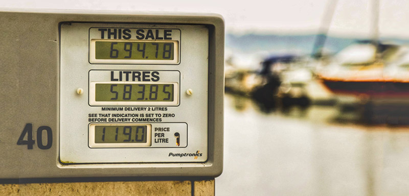Gas pump price