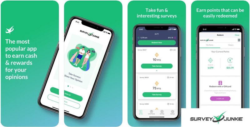 Survey Junkie surveys app