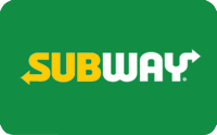 Subway gift card