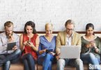 Survey company members using technology