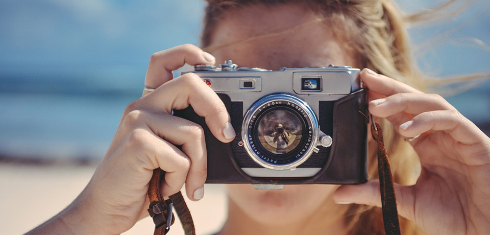 Woman taking photo