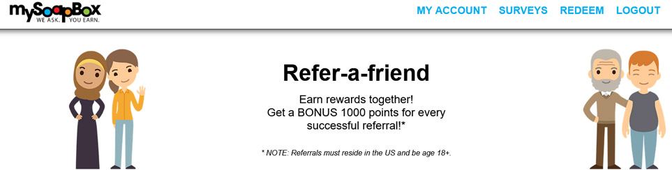 MySoapBox refer-a-friend program