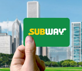 subway gift cards