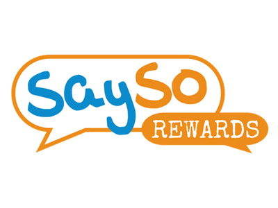 SaySo Rewards Surveys website screenshot