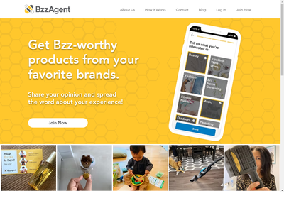 BzzAgent website screenshot