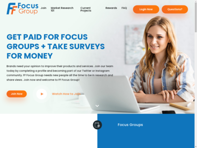 FF Focus Group website screenshot