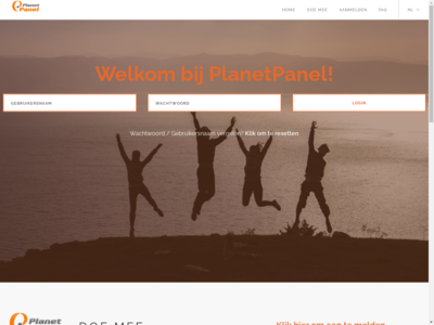PlanetPanel website screenshot