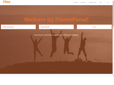 PlanetPanel website screenshot