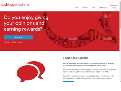 AskingCanadians website screenshot