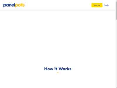Panelpolls website screenshot