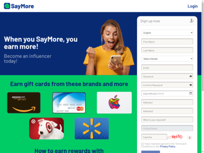 SayMore website screenshot