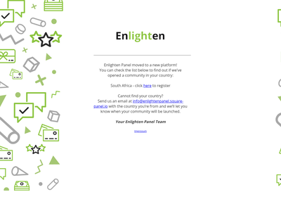 Enlighten website screenshot