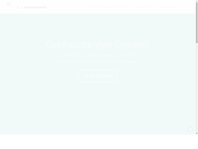 Acumen Panel website screenshot