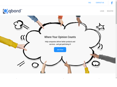 Qbord website screenshot
