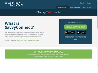 SavvyConnect website