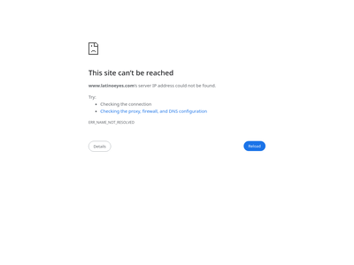 LatinoEyes website screenshot