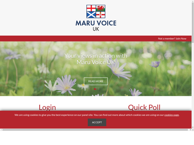 Maru Voice UK website screenshot