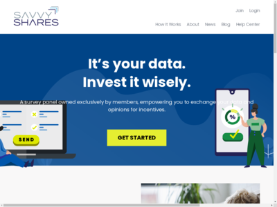 SavvyShares website screenshot