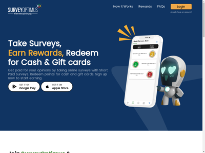 SurveyOptimus website screenshot