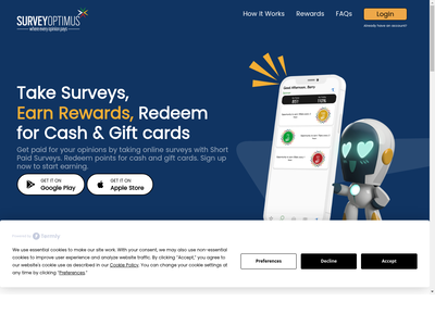 SurveyOptimus website screenshot