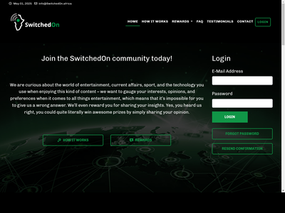 SwitchedOn website screenshot