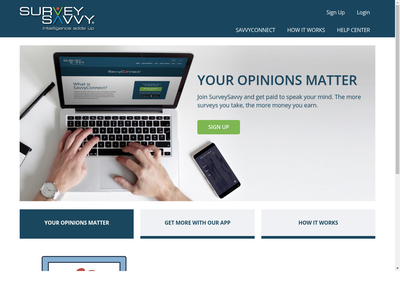 SurveySavvy website screenshot