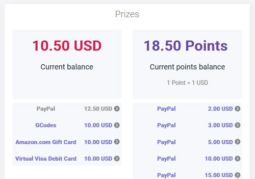 cash rewards on tgm panel