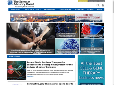 Science Advisory Board website screenshot