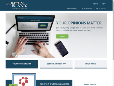 SurveySavvy website screenshot